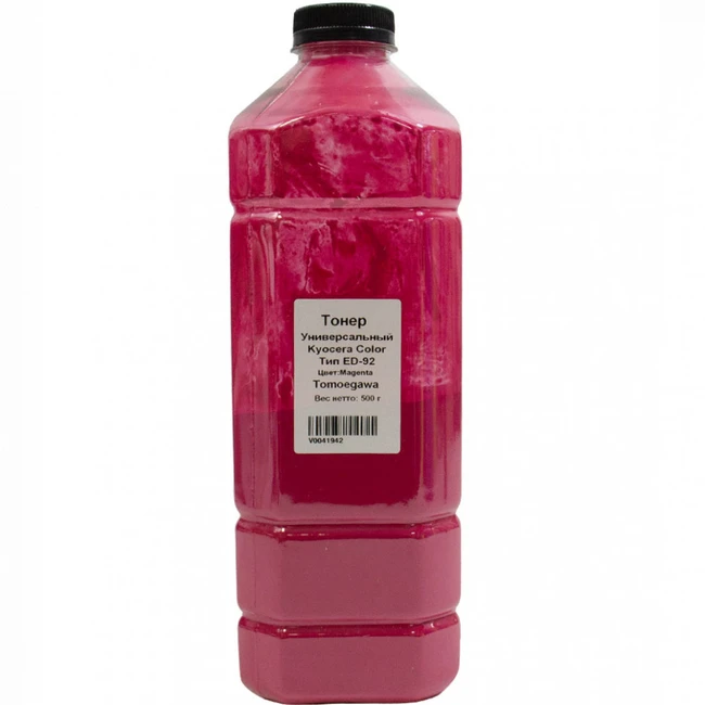 Тонер Tomoegawa тип ED-92 пурпурный 500 г канистра T-ED-92-M-500