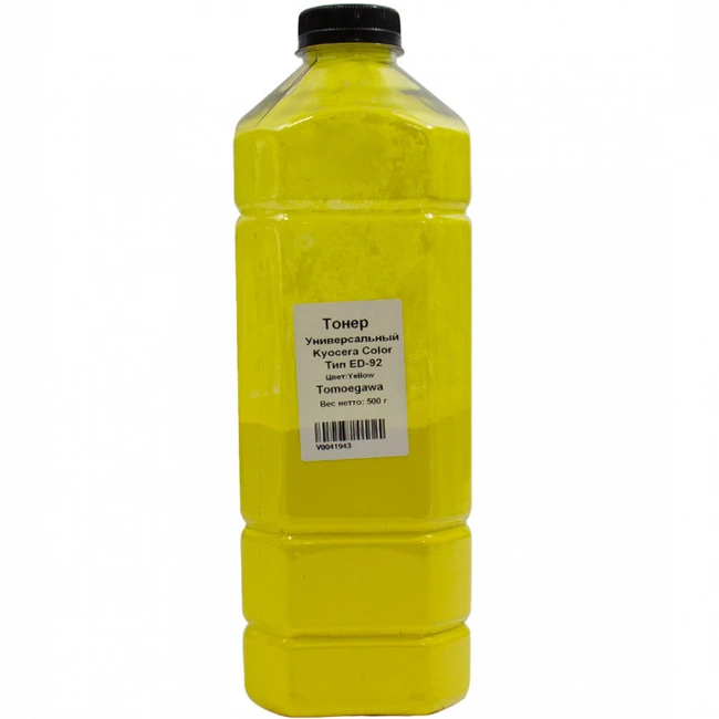 Тонер Tomoegawa тип ED-92 желтый 500 г канистра T-ED-92-Y-500