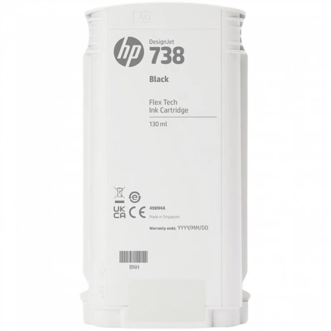 Струйный картридж HP 738 130-мл черный 498N4A