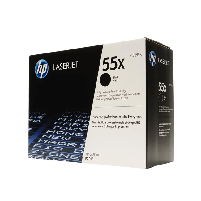 Лазерный картридж HP 55X Черный CE255XC