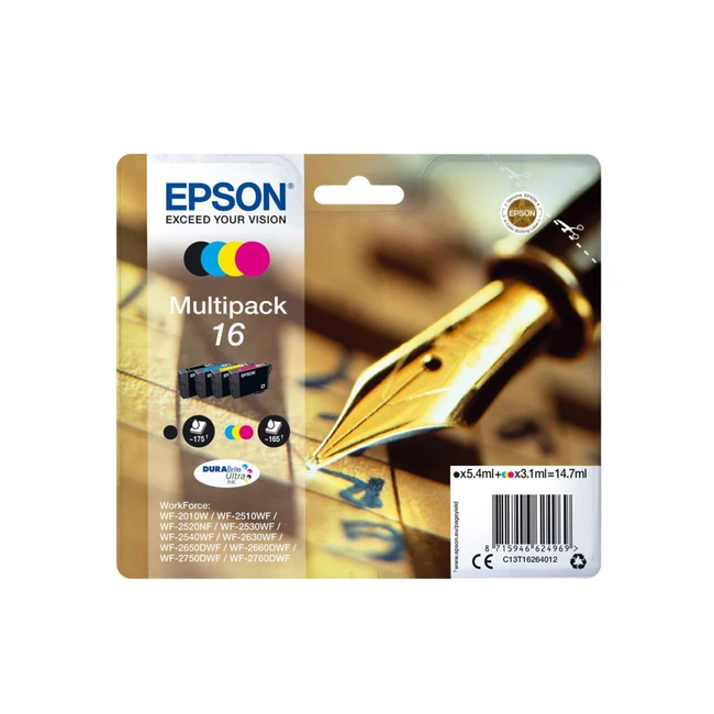 Струйный картридж Epson T1626 Мультипак C13T16264012