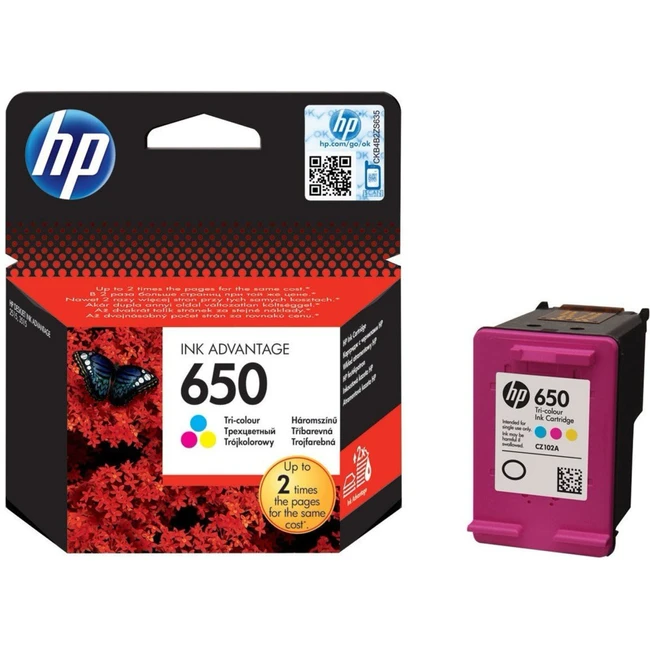 Струйный картридж HP №650 Tri-Color CZ102A