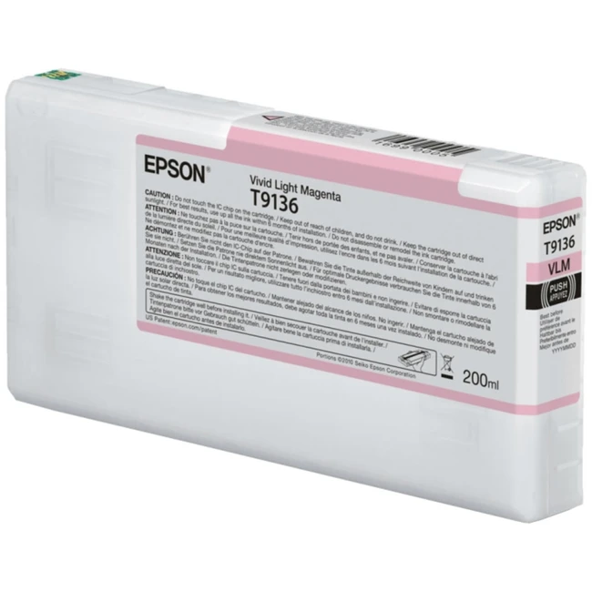 Струйный картридж Epson T9136 Vivid Light Magenta C13T913600
