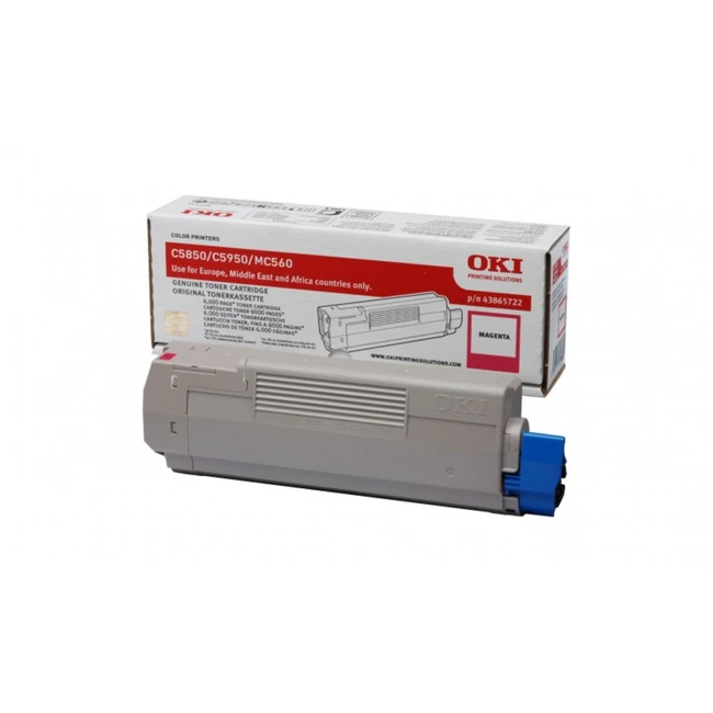 Тонер OKI C5850/5950/MC560 6K, Magenta 43865742/43865722