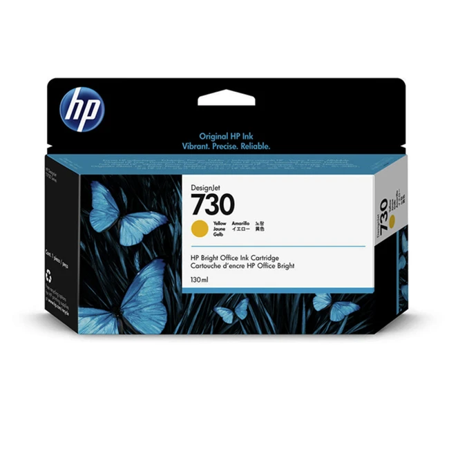 Струйный картридж HP 730 Yellow 130 мл P2V64A