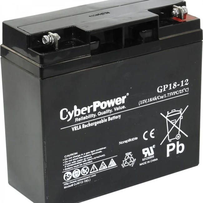 Сменные аккумуляторы АКБ для ИБП CyberPower 12V18Ah GP18-12 12 В