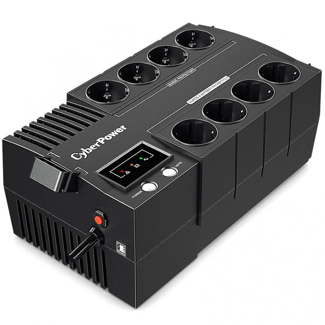 Источник бесперебойного питания CyberPower BS650E Линейно-интерактивные, Напольный (Tower), 650 ВА, 360 Вт