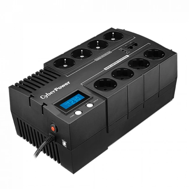 Источник бесперебойного питания CyberPower BR700ELCD (Линейно-интерактивные, Напольный, 700 ВА, 420)