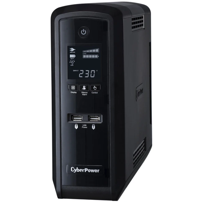 Источник бесперебойного питания CyberPower CP1300EPFCLCD Линейно-интерактивные, Напольный (Tower), 1300 ВА, 780 Вт