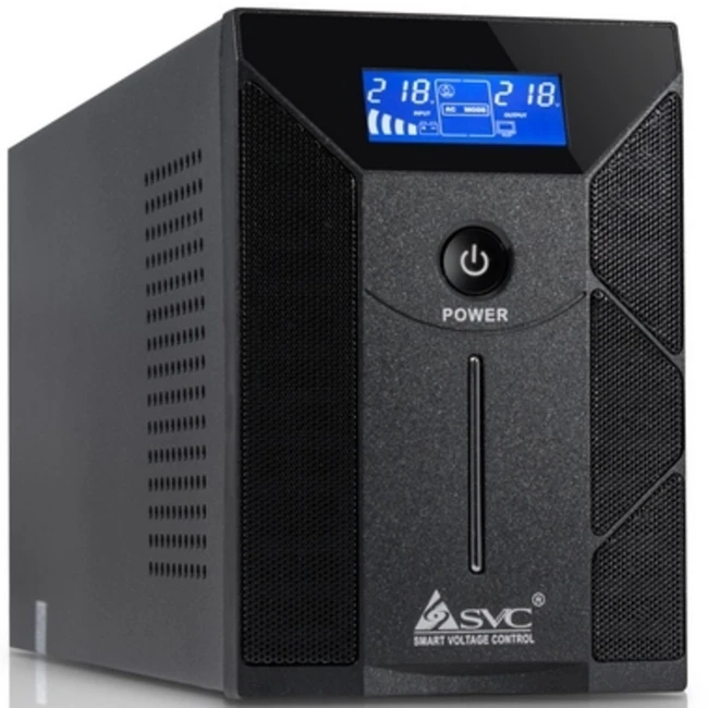 Источник бесперебойного питания SVC W-600L (Линейно-интерактивные, Напольный (Tower), 600 ВА, 360 Вт)