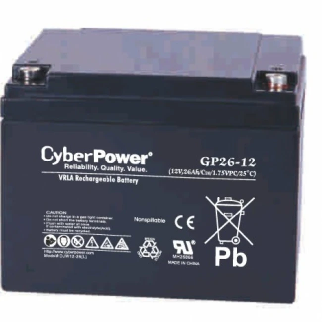 Сменные аккумуляторы АКБ для ИБП CyberPower Батарея для ИБП CyberPower GP26-12 12 В