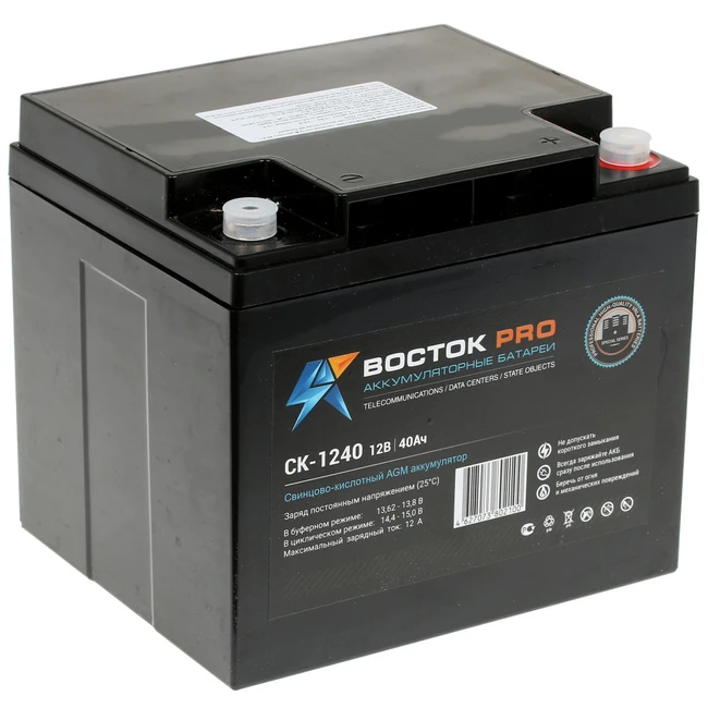 Сменные аккумуляторы АКБ для ИБП ВОСТОК СК-1240 СК 1240 (12 В)