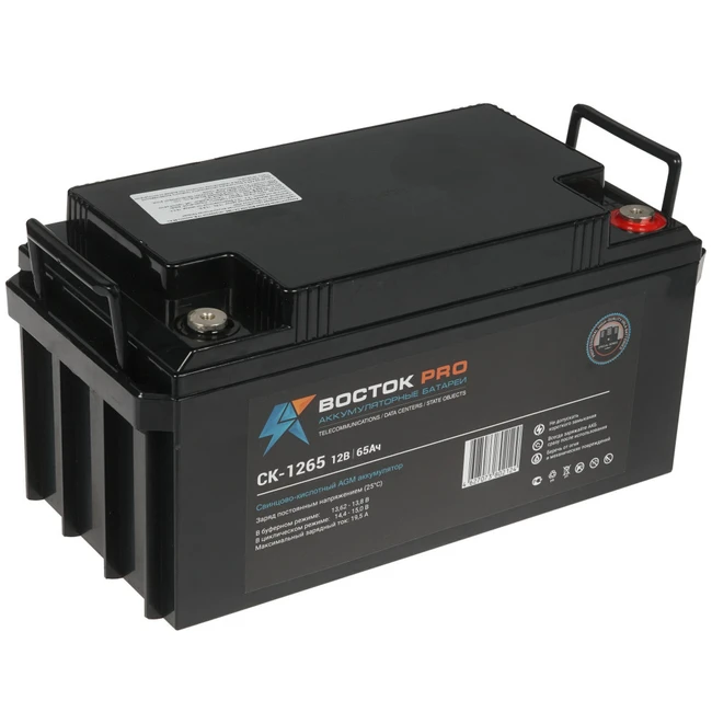Сменные аккумуляторы АКБ для ИБП ВОСТОК СК 1265 (12 В)