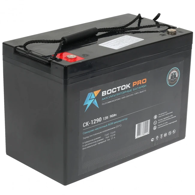 Сменные аккумуляторы АКБ для ИБП ВОСТОК СК 1290 (12 В)