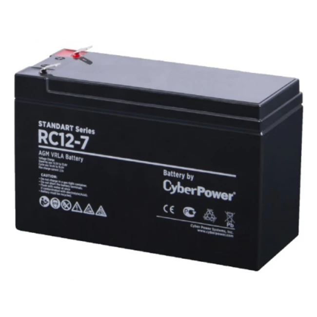 Сменные аккумуляторы АКБ для ИБП CyberPower RC 12-7 12 В