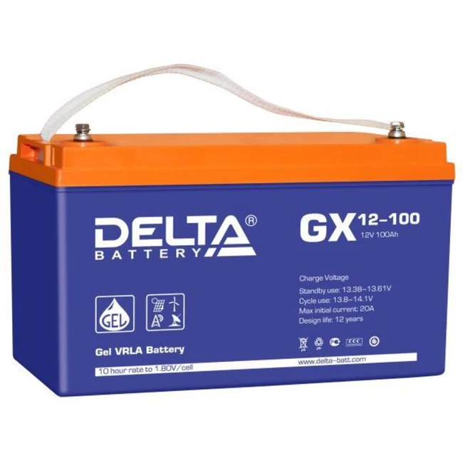 Сменные аккумуляторы АКБ для ИБП Delta Battery GX 12-100 (12 В)