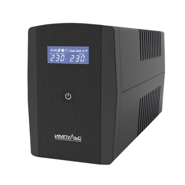 Источник бесперебойного питания Импульс ЮНИОР СМАРТ 1200 JS12223 (Линейно-интерактивные, Напольный (Tower), 1200 ВА, 720 Вт)