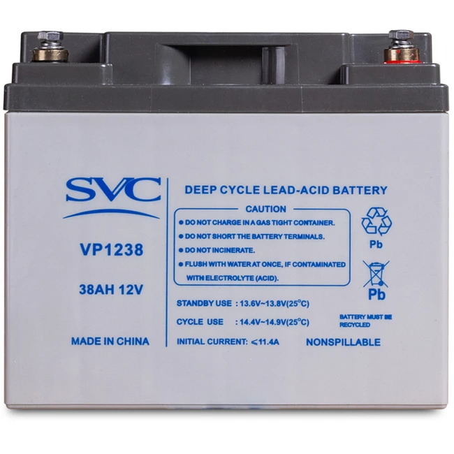 Сменные аккумуляторы АКБ для ИБП SVC VP1238 01149 (12 В)