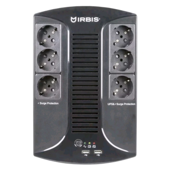 Источник бесперебойного питания Irbis ISBR600E (Линейно-интерактивные, Напольный, 600 ВА, 360)