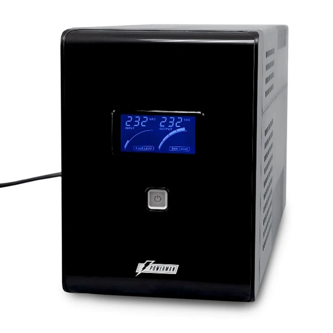Источник бесперебойного питания Powerman UPS Smart Sine 1500VA/1050W SMARTSINE1500 (Линейно-интерактивные, C возможностью установки в стойку, 1500 ВА, 1050)