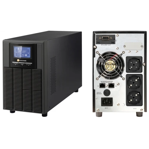 Источник бесперебойного питания Tuncmatik Newtech ECO 2000 TSK2420 (Двойное преобразование (On-Line), Напольный (Tower), 2000 ВА, 1600 Вт)