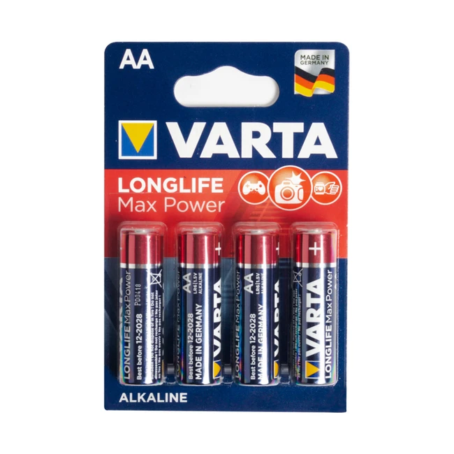 Батарейка VARTA Longlife Power Max Mignon 1.5V - LR6/ AA (4 шт) LR6 Longlife