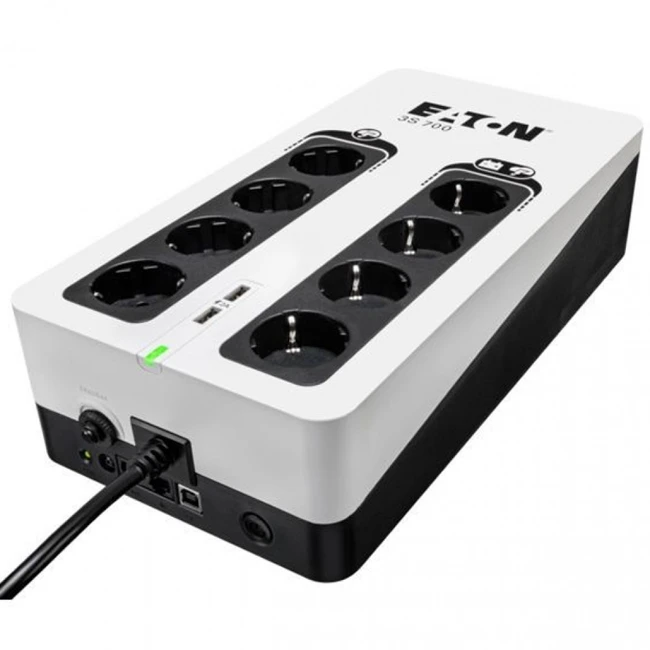 Источник бесперебойного питания Eaton Источник бесперебойного питания 3S 700 3S700D Режим ожидания, Напольный (Tower), 700 ВА, 420 Вт