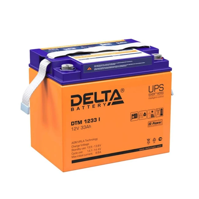 Сменные аккумуляторы АКБ для ИБП Delta Battery DTM 1233 I (12 В)