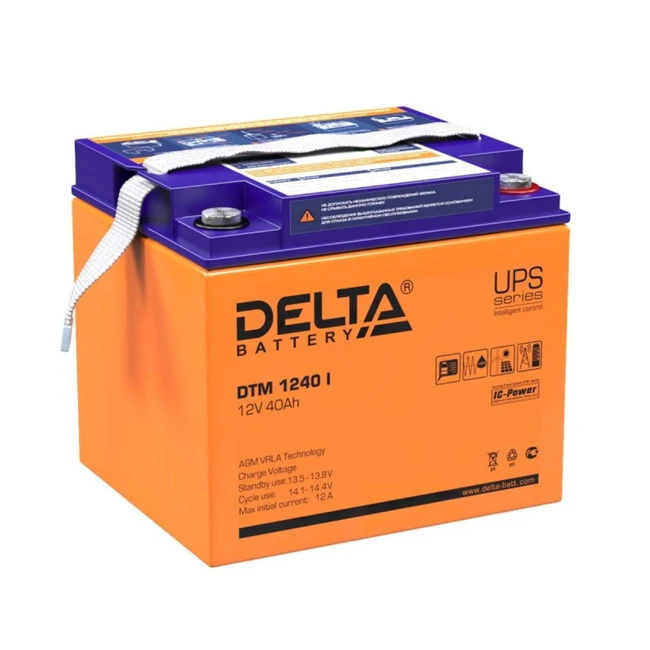 Сменные аккумуляторы АКБ для ИБП Delta Battery DTM 1240 I (12 В)