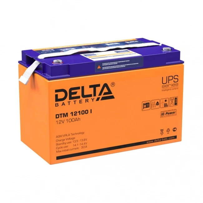 Сменные аккумуляторы АКБ для ИБП Delta Battery DTM 12100 I 12 В