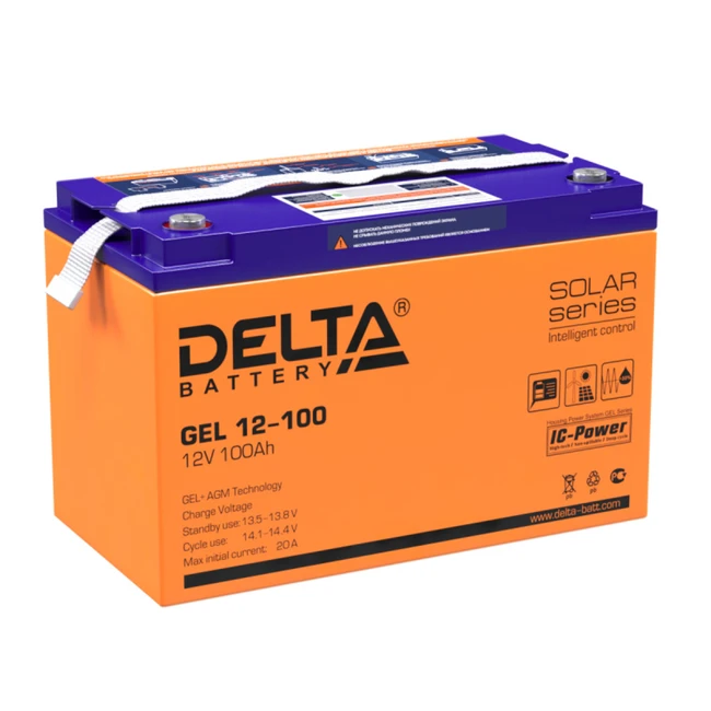 Сменные аккумуляторы АКБ для ИБП Delta Battery GEL 12-100 (12 В)