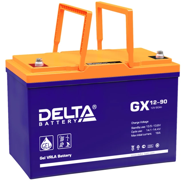 Сменные аккумуляторы АКБ для ИБП Delta Battery GX 12-90 (12 В)