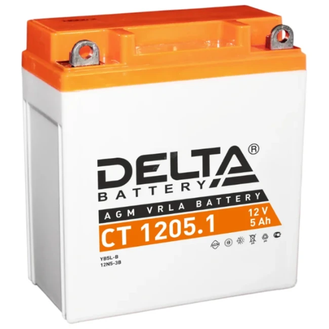 Сменные аккумуляторы АКБ для ИБП Delta Battery CT 1205.1 (12 В)