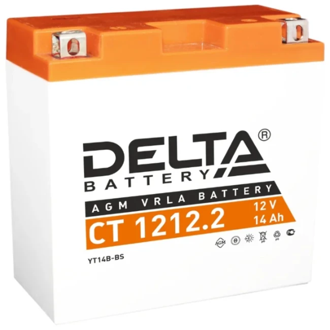 Сменные аккумуляторы АКБ для ИБП Delta Battery CT 1212.2 (12 В)
