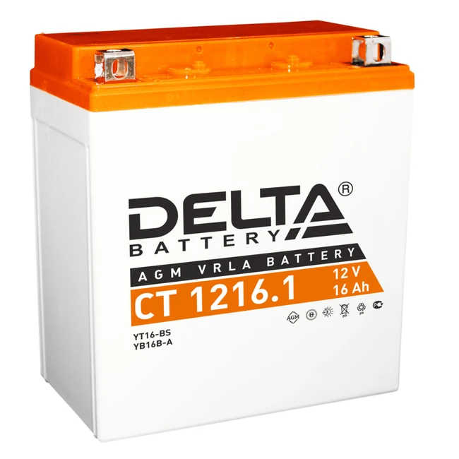 Сменные аккумуляторы АКБ для ИБП Delta Battery CT 1216.1 (12 В)