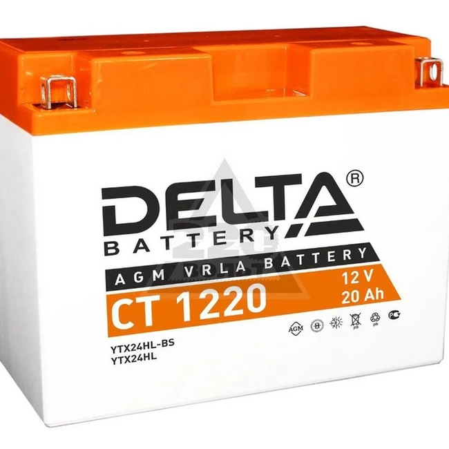 Сменные аккумуляторы АКБ для ИБП Delta Battery CT 1220 (12 В)