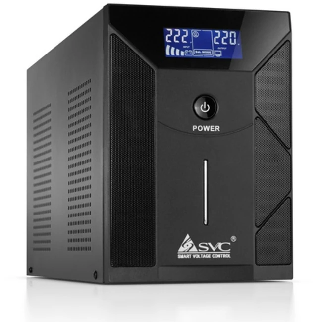 Источник бесперебойного питания SVC V-2000-F-LCD Линейно-интерактивные, Напольный (Tower), 2000 ВА, 1200 Вт