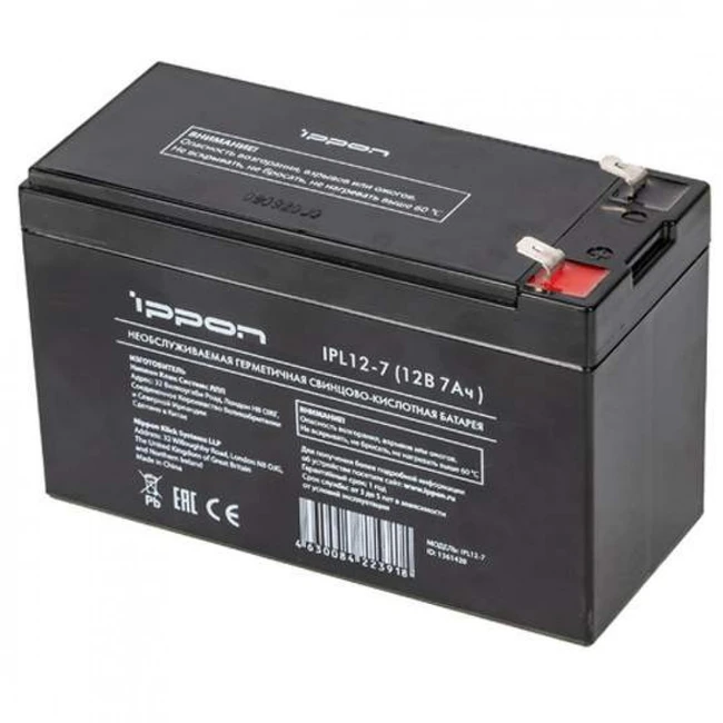 Сменные аккумуляторы АКБ для ИБП IPPON IPL12-7 i1361420 12 В