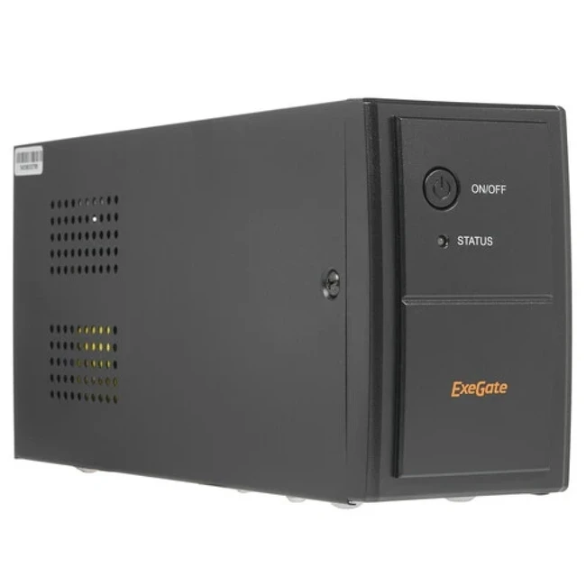 Источник бесперебойного питания ExeGate BNB-600.LED.AVR.4C13 EP285538RUS Линейно-интерактивные, Напольный (Tower), 600 ВА, 360 Вт