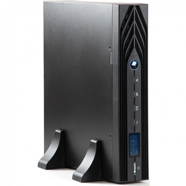 Источник бесперебойного питания БАСТИОН SKAT-UPS 1000 RACK (Двойное преобразование (On-Line), C возможностью установки в стойку, 1000 ВА, 900)