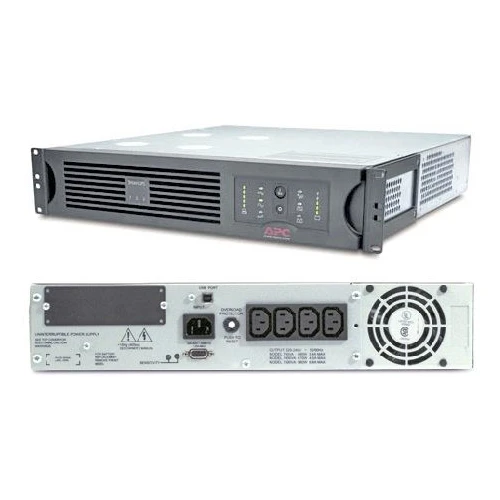 Источник бесперебойного питания APC Smart-UPS 1000 RM 2U SUA1000RMI2U (Линейно-интерактивные, C возможностью установки в стойку, 1000 ВА, 670)