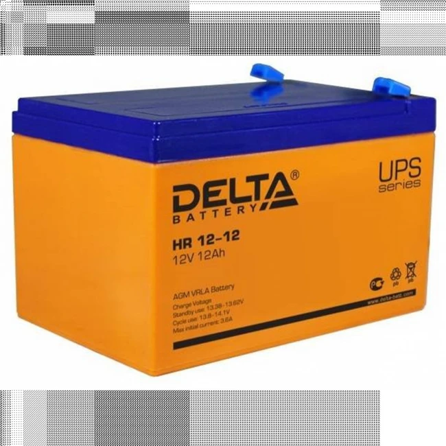 Сменные аккумуляторы АКБ для ИБП Delta Battery HRL 12-7.2 X 4 В