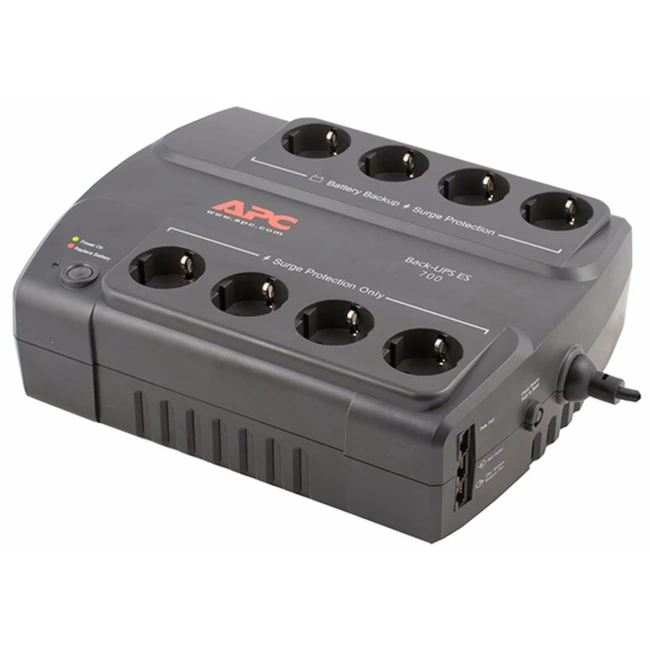 Источник бесперебойного питания APC Back-UPS ES 700VA BE700G-RS-NC1 (Линейно-интерактивные, Напольный, 700 ВА, 405)