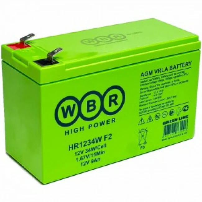 Сменные аккумуляторы АКБ для ИБП WBR HR1234W HR1234W WBR 12 В