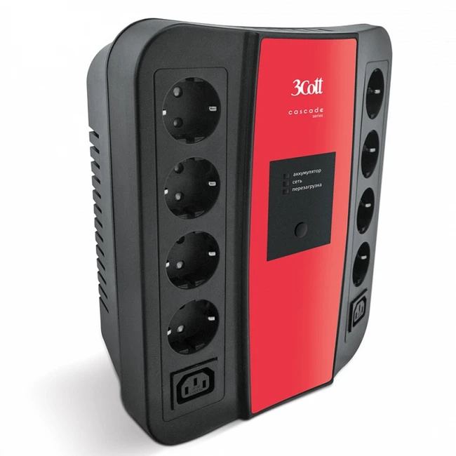 Источник бесперебойного питания 3Cott 3C-850-SPB (Линейно-интерактивные, Напольный, 850 ВА, 480)