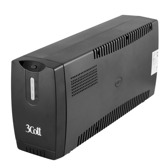 Источник бесперебойного питания 3Cott 1200-OFC Office Line 3Cott-1200-OFC Линейно-интерактивные, Напольный (Tower), 1200 ВА, 720 Вт