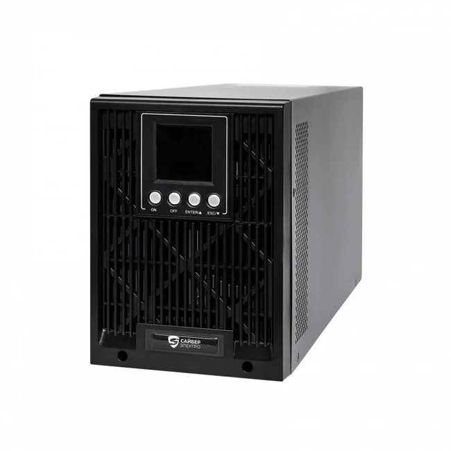 Источник бесперебойного питания Сайбер Электро ЭКСПЕРТ-2000 (Двойное преобразование (On-Line), Напольный, 2000 ВА, 1600)