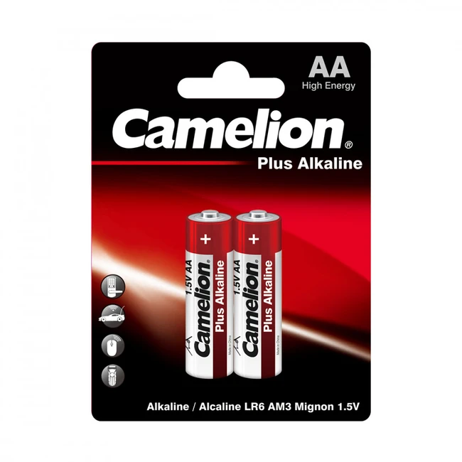 Батарейка CAMELION Plus Alkaline LR6-BP2 AA 2700mAh 1652