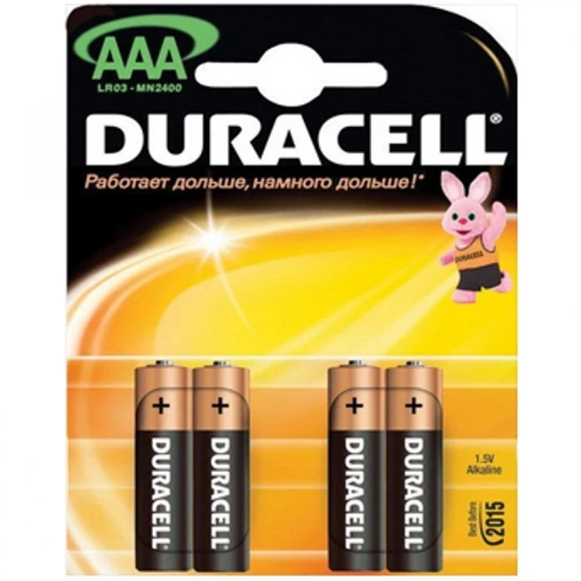 Батарейка Duracell Basic AAAx4 052543