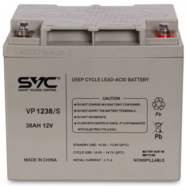 Сменные аккумуляторы АКБ для ИБП SVC VP1238/S 12 В